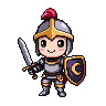 Sir Pixel, our mascot